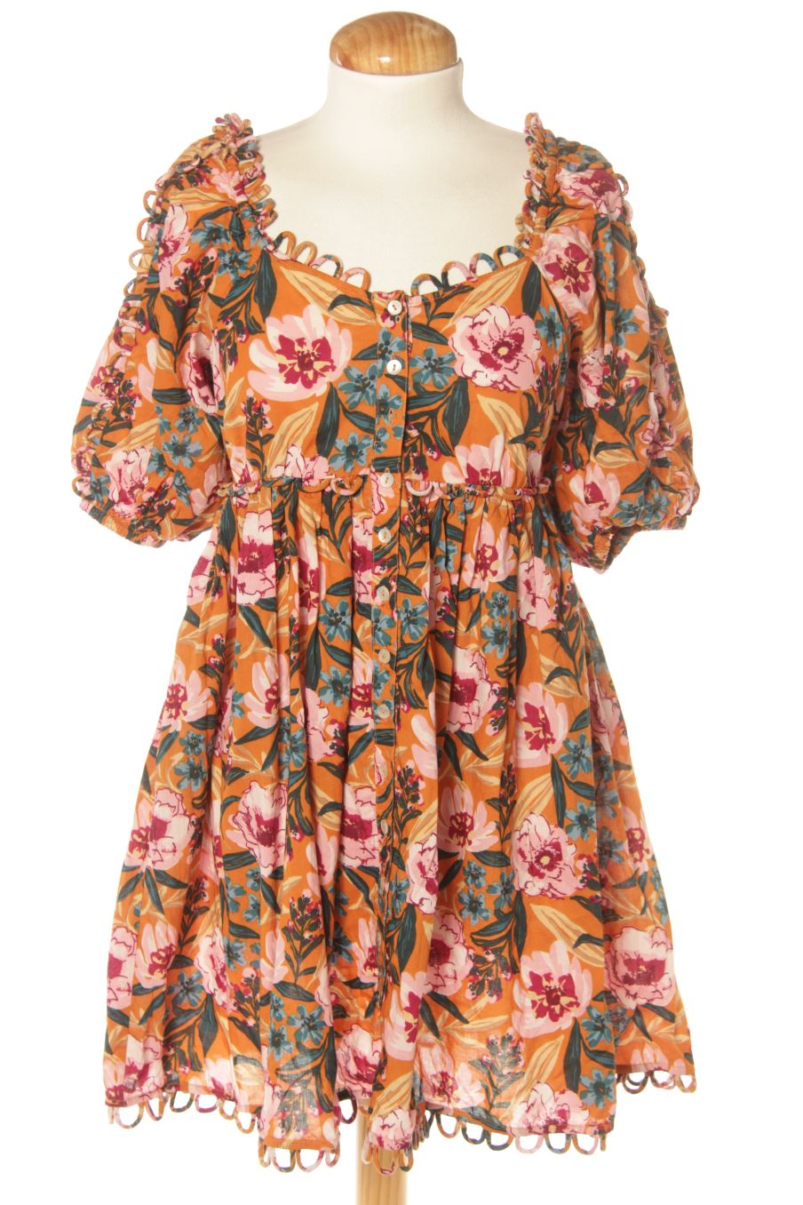 Robe casual Topshop de la taille 34, de couleur fleurs