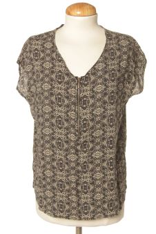 Kurzärmelige Bluse L Bizzbee