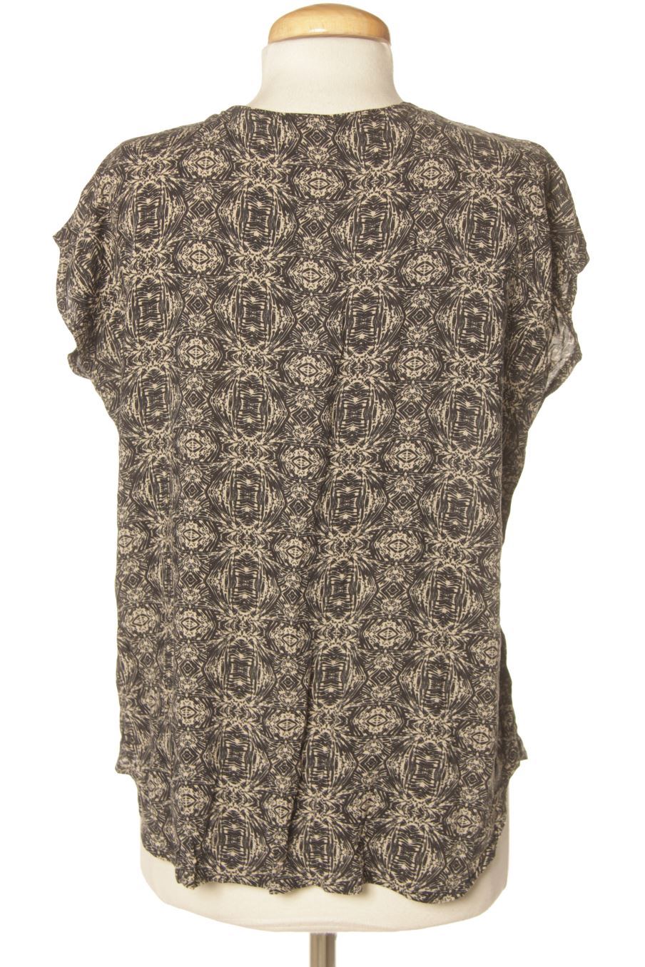 Kurzärmelige Bluse von Bizzbee Größe L, Farbe Aufdruck, für