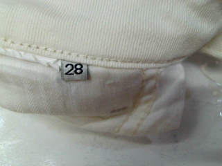 Jeans Guess de la taille 38, de couleur beige de denim