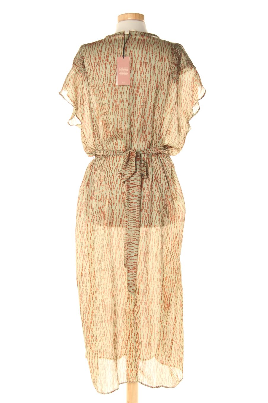 Robe casual SLOWLOVE de la taille XS, de couleur vert