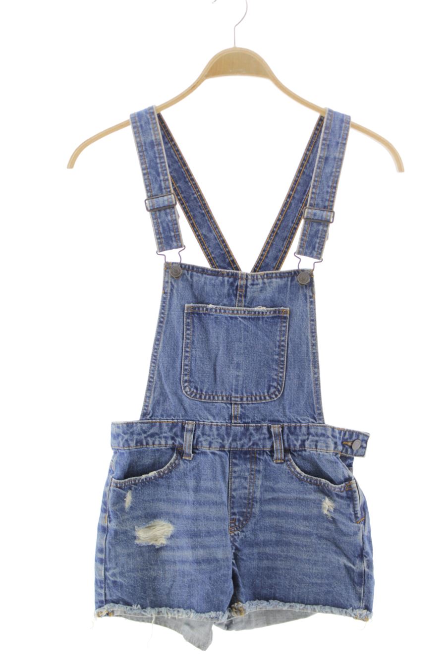 Monos de Bershka de la talla XS, de color azul de ropa vaquera