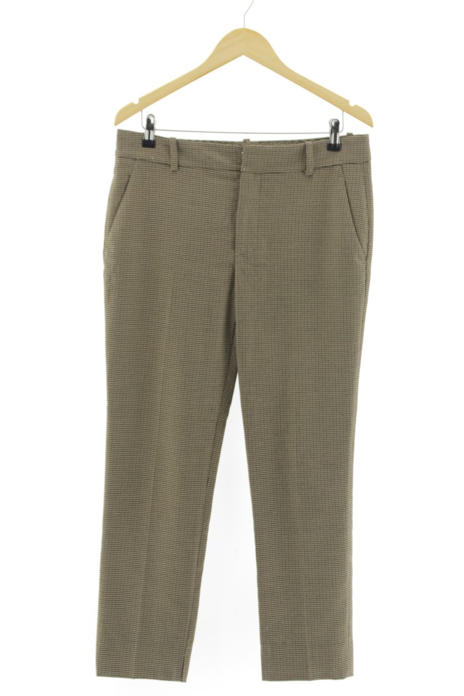 Pantalón de Zara de la talla 38, de color cuadros