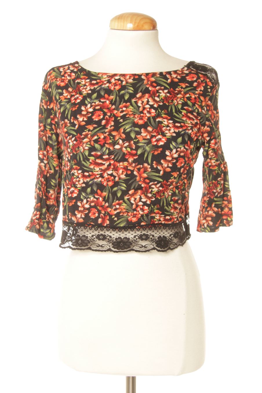Blouse à manches courtes NOSOLOINDIA de la taille S, de couleur fleurs