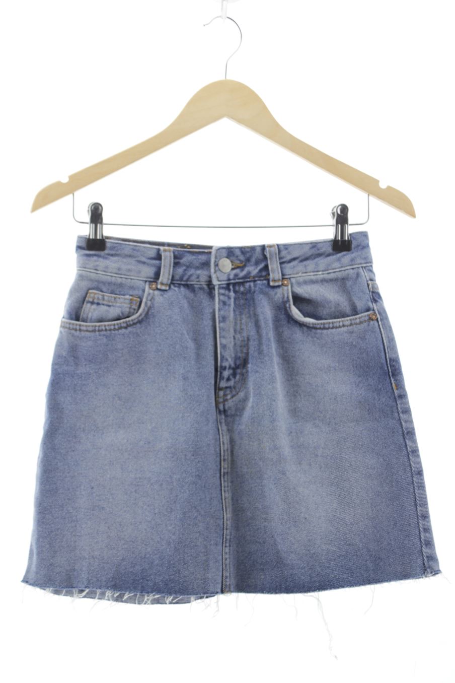 Gonne de Pull & Bear de la talla S, de color blu