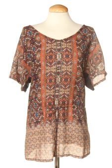 Blouse à manches courtes S Camaieu, photo 1 sur 2