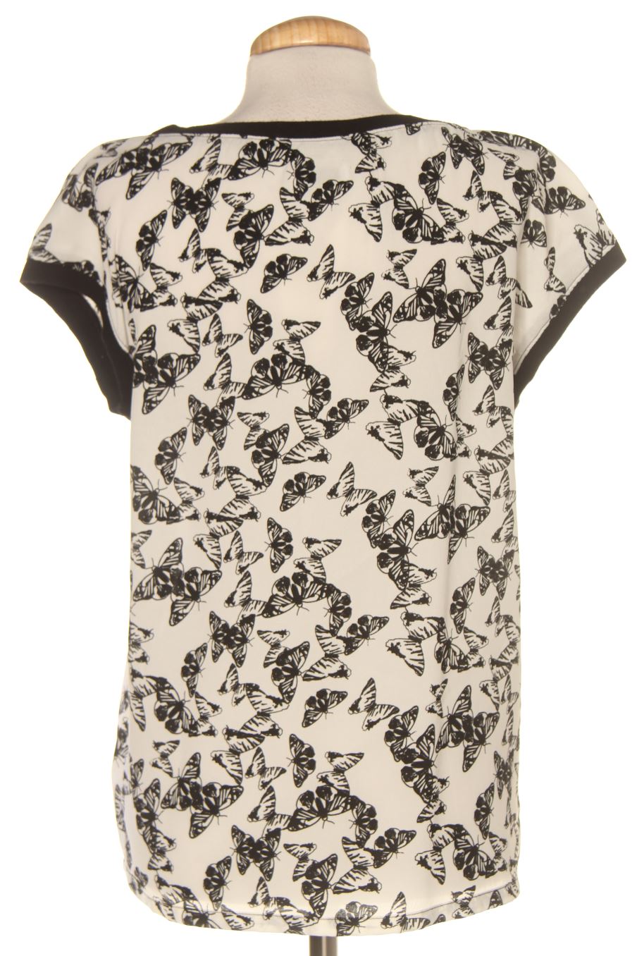 Kurzärmelige Bluse von Jacqueline De Yong Größe 34, Farbe Aufdruck, für