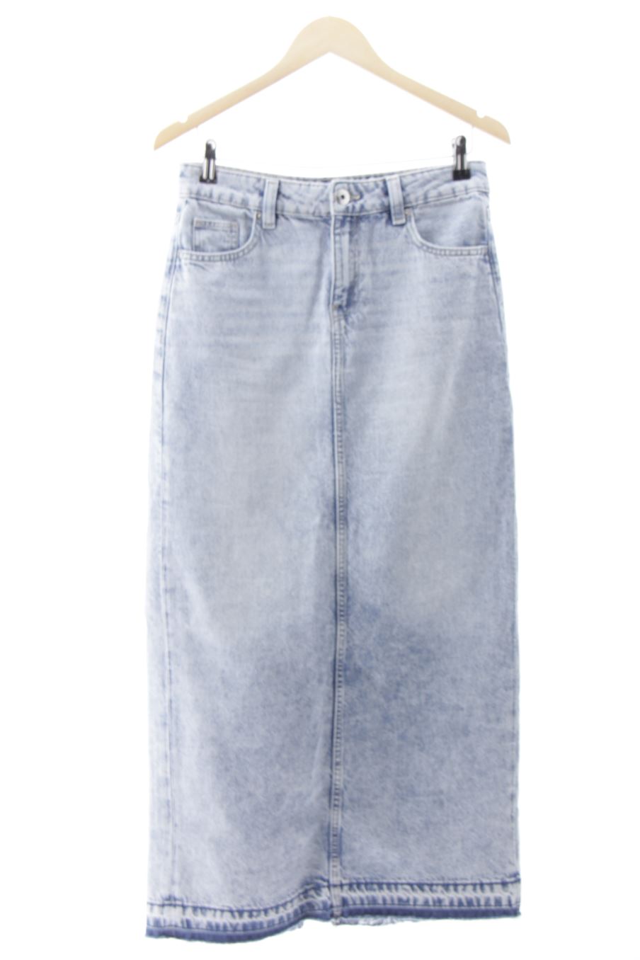 Jupe H&M de la taille 36, de couleur bleu de denim