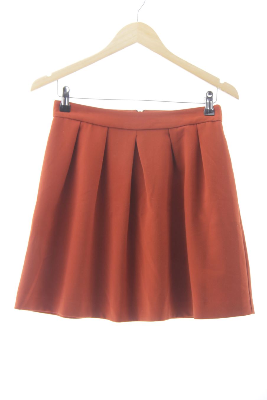 Falda de Stradivarius de la talla 38, de color marrón