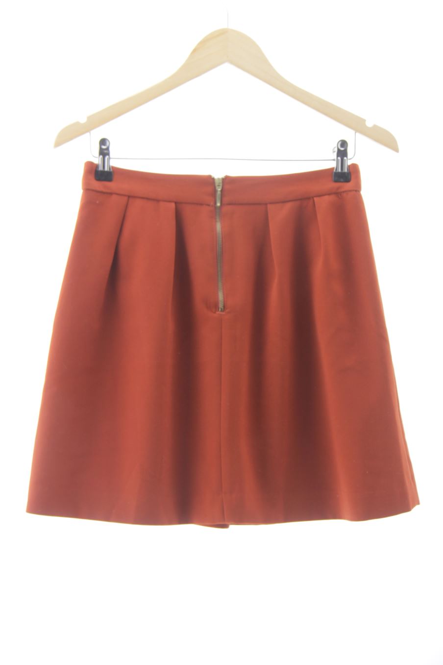 Falda de Stradivarius de la talla 38, de color marrón