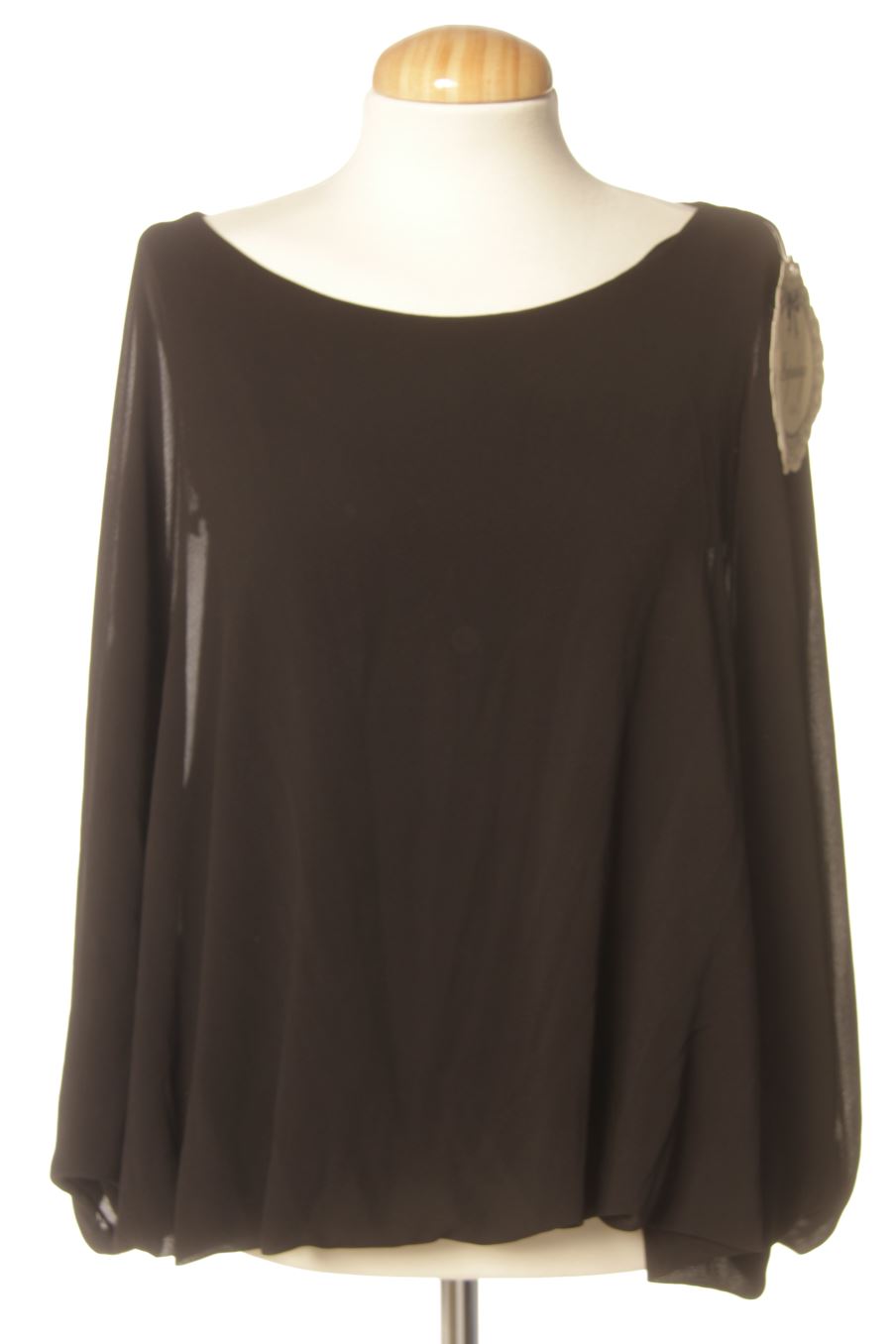 Blouse à manches longues PAPALAGI de la taille L, de couleur noir