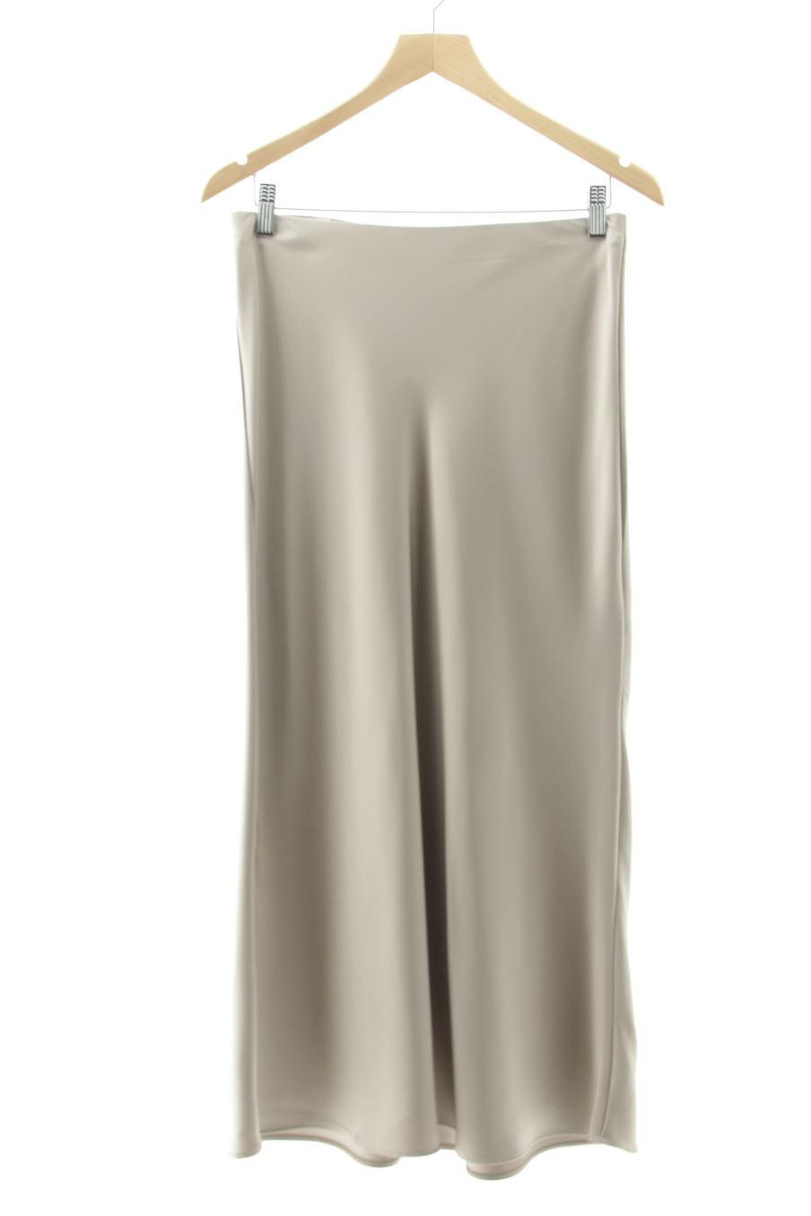 Falda de Zara de la talla XS, de color beige