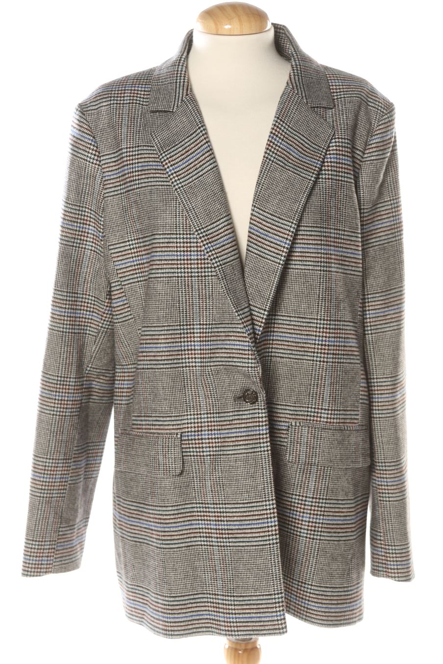 Blazer Caroll de la taille 44, de couleur gris