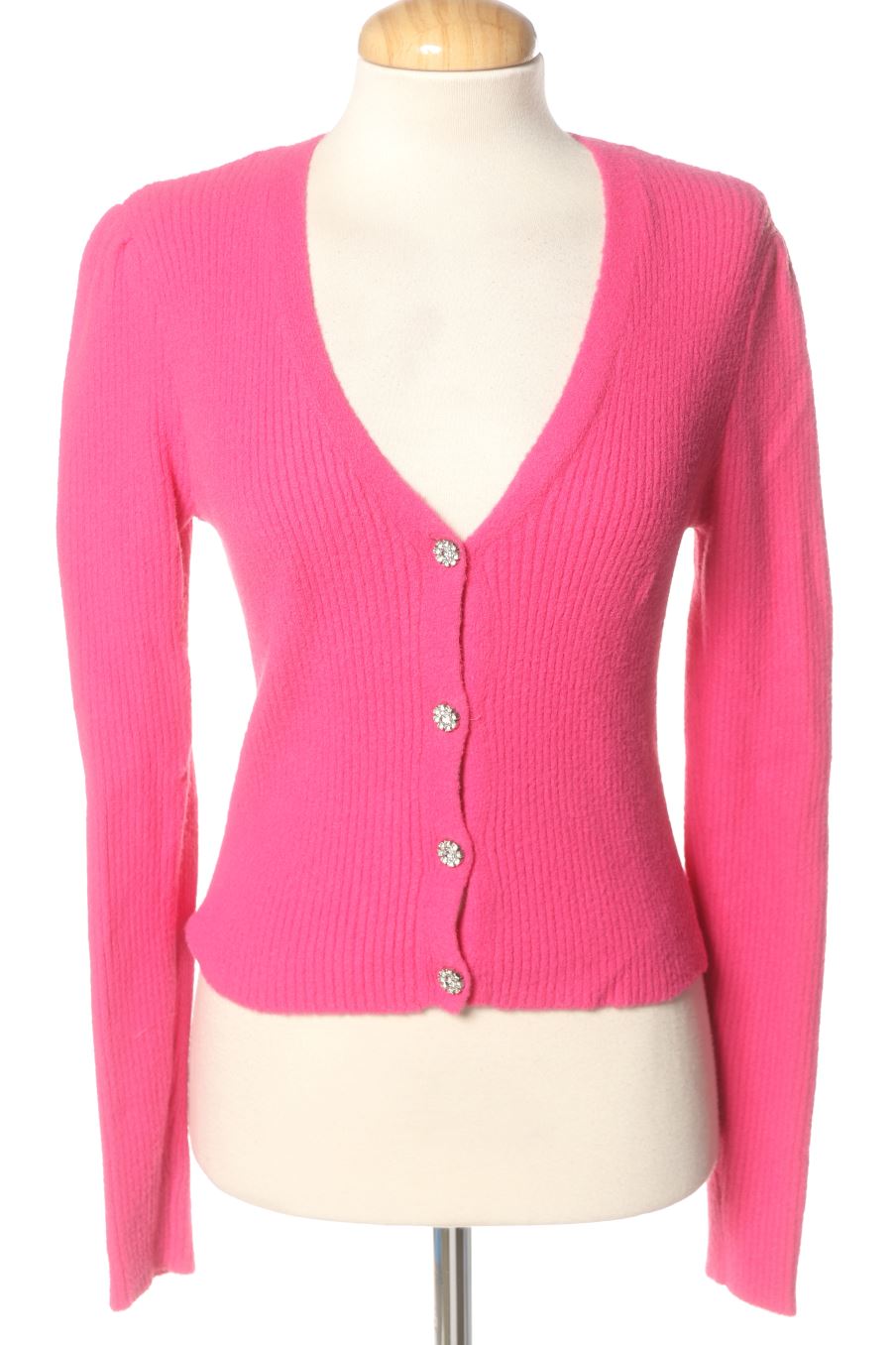 Cardigan von Zara Größe S, Farbe Rosa, für