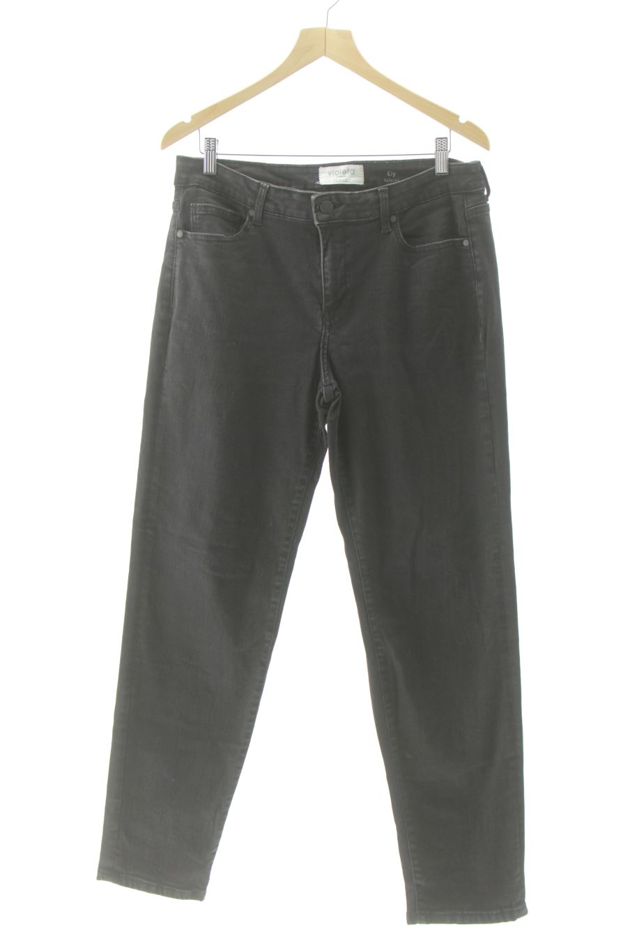 Jeans Violeta (by Mango ) de la taille 44, de couleur noir de denim