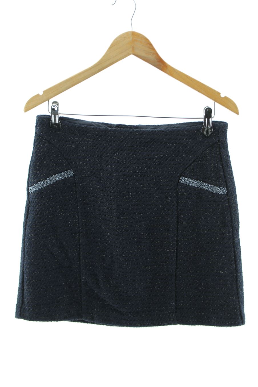 Jupe Camaieu de la taille 38, de couleur bleu marine