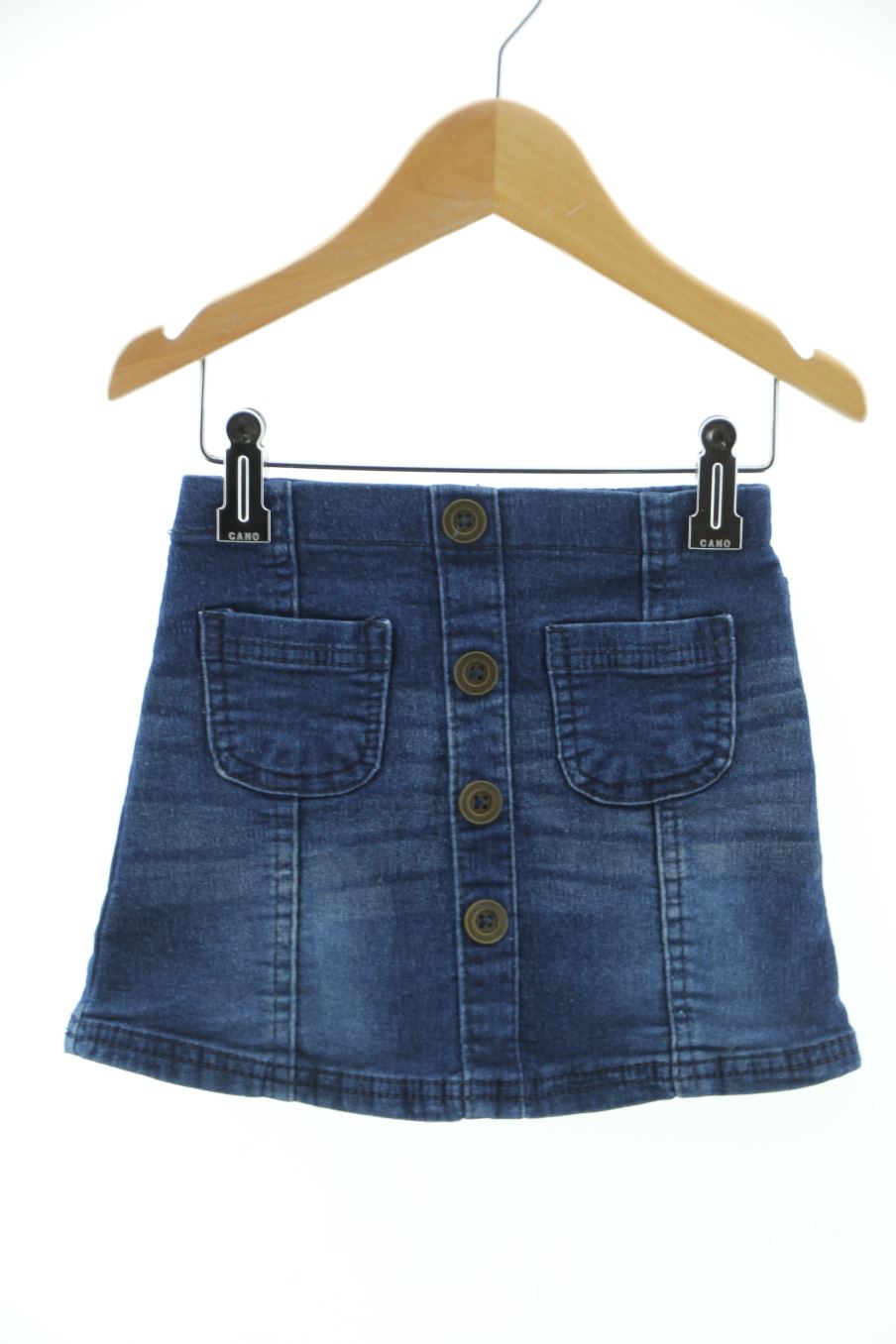 Jupe Girls de la taille 3 ans de denim de seconde main