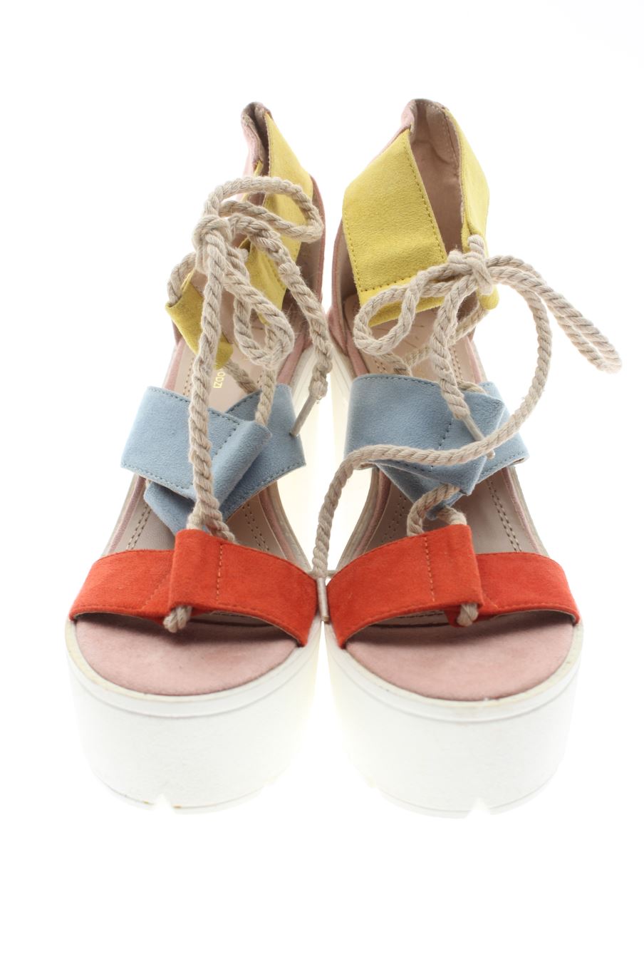 Sandalias tacon de SERGIO TODZI de la talla 38, de color estampado de