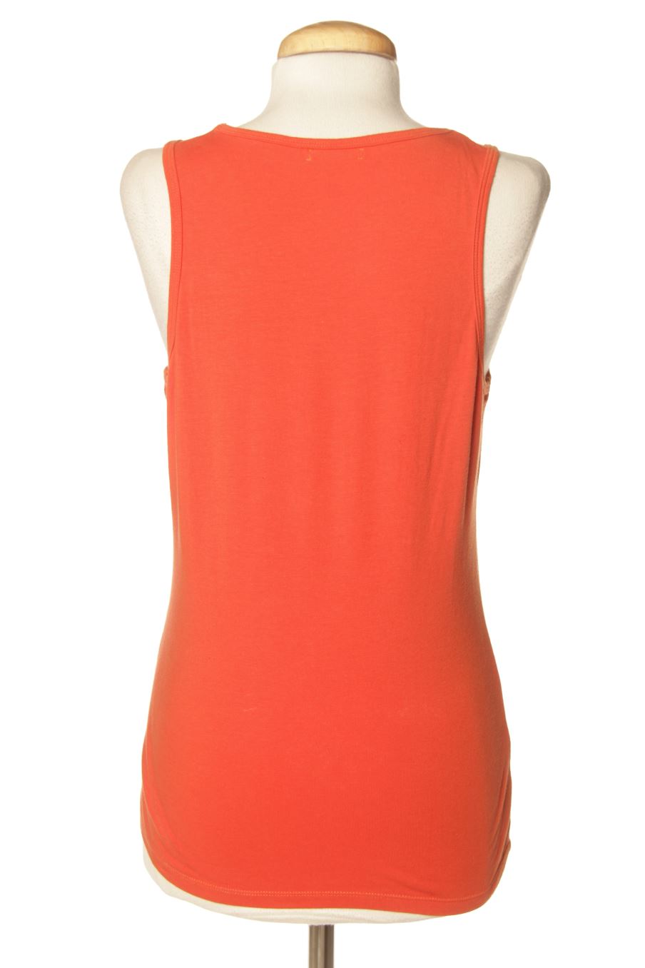 Camiseta sin mangas de Massimo Dutti de la talla L, de color naranja