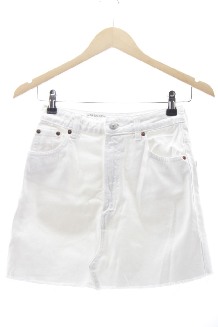 Gonne de Zara de la talla XS, de color bianco