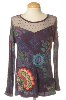Camiseta manga larga XS Desigual