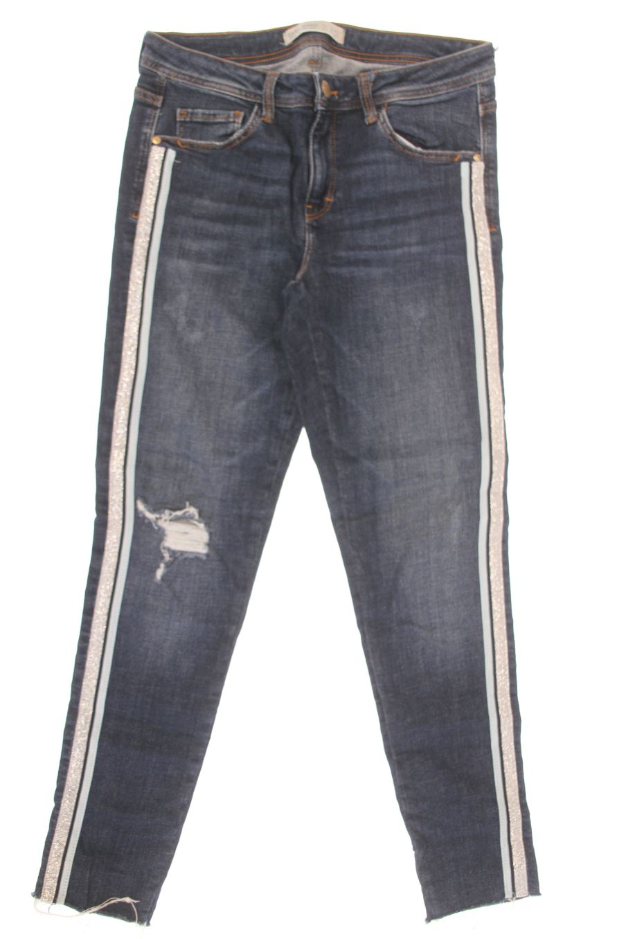 Vaqueros de Zara de la talla 36, de color azul de ropa vaquera