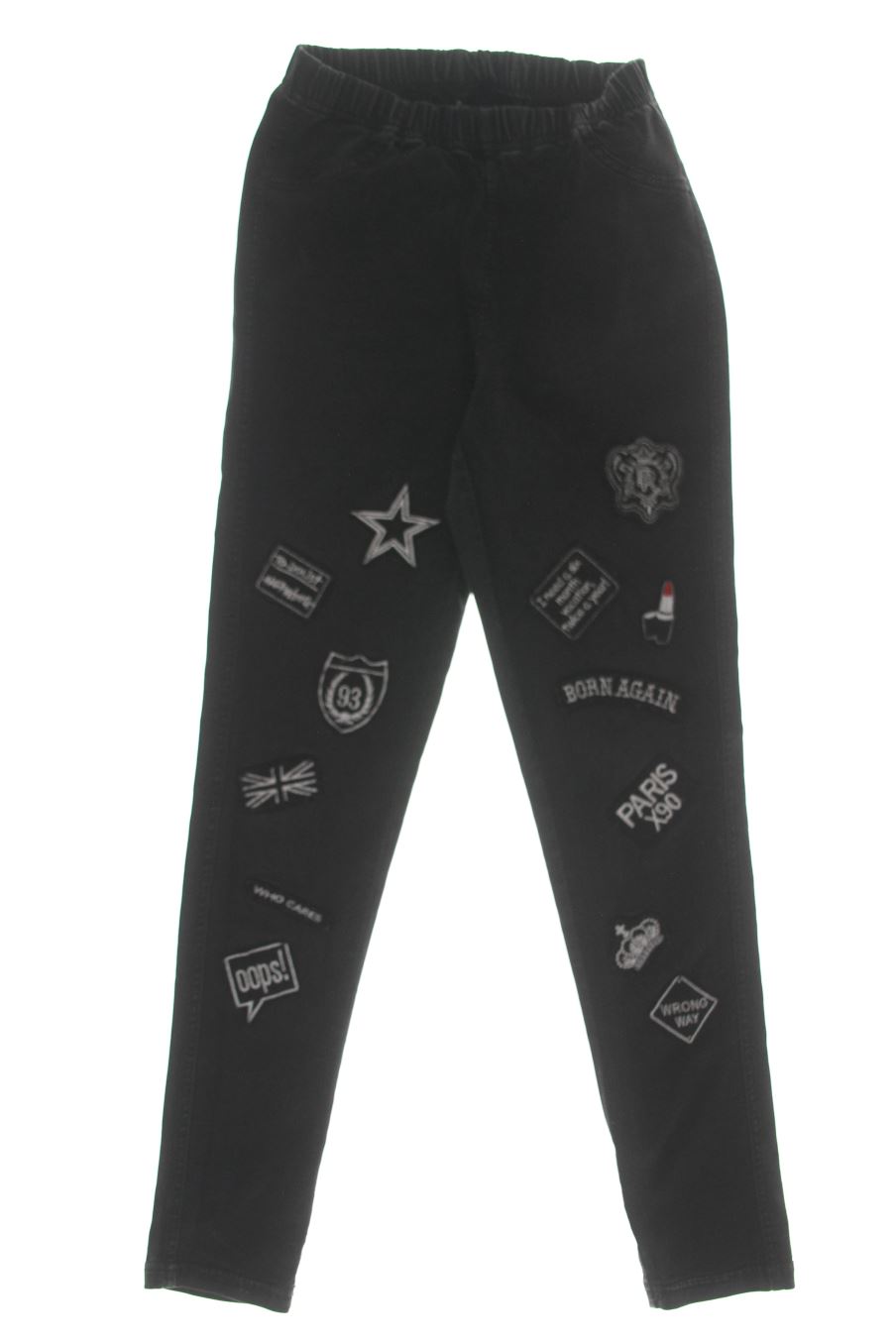 Jeans Calzedonia de la taille XS, de couleur noir de denim