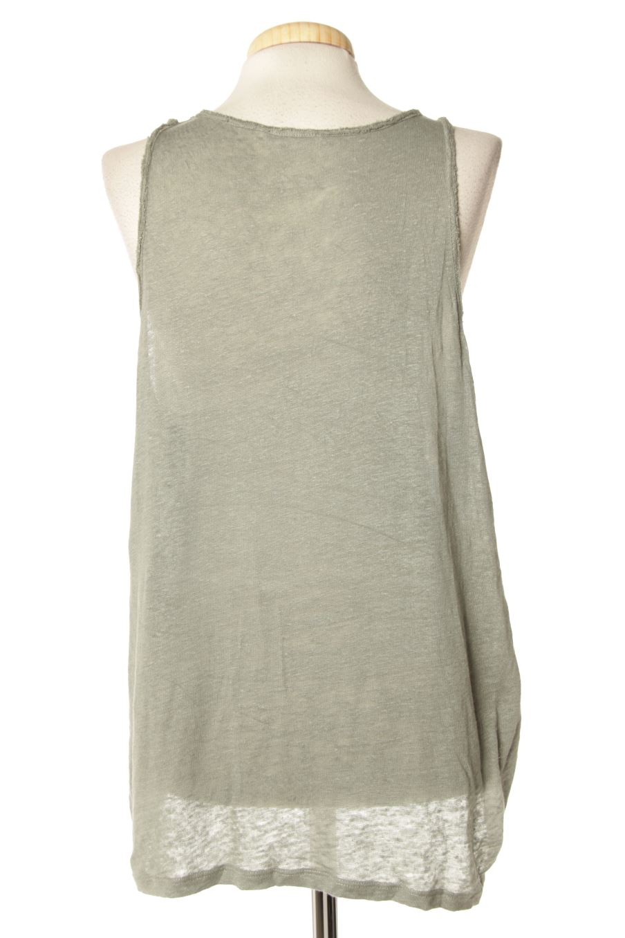 Camiseta sin mangas de Pull & Bear de la talla XL, de color verde
