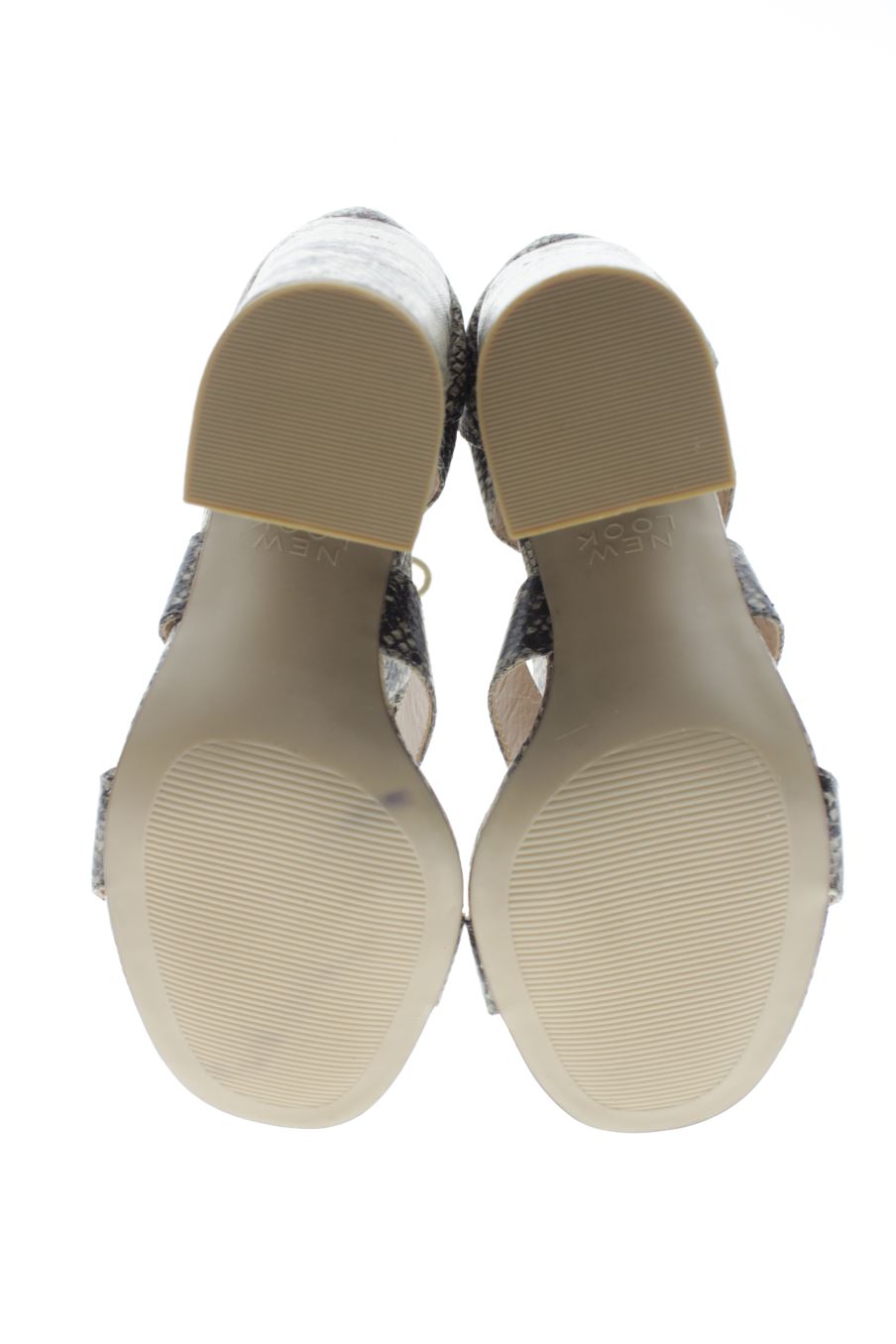 Sandalias tacon de new look de la talla 38, de color animal print de