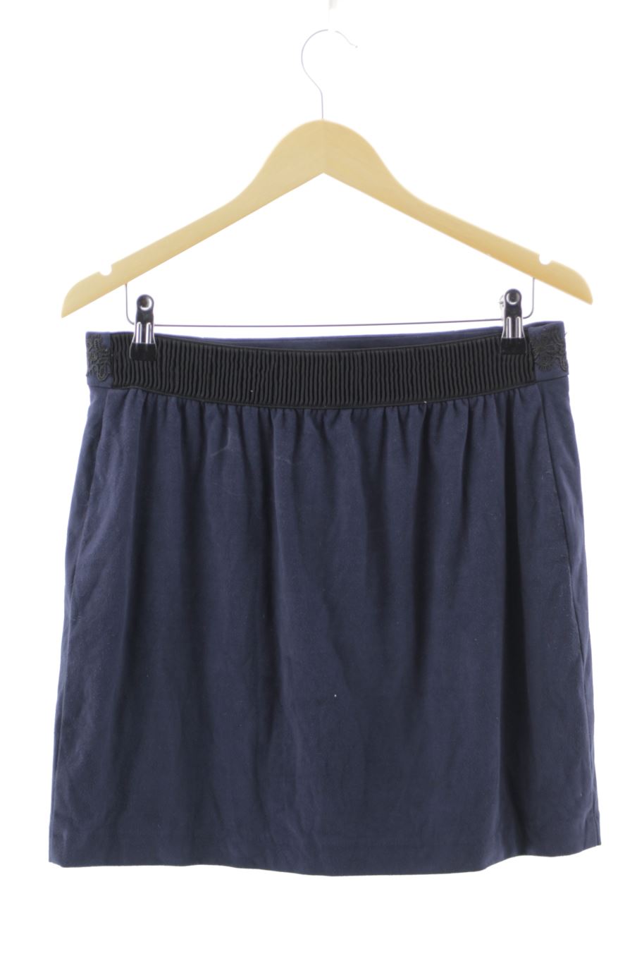 Jupe Naf Naf de la taille 42, de couleur bleu marine
