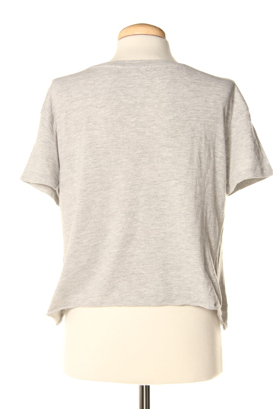 T-shirt Bershka de la taille S, de couleur gris