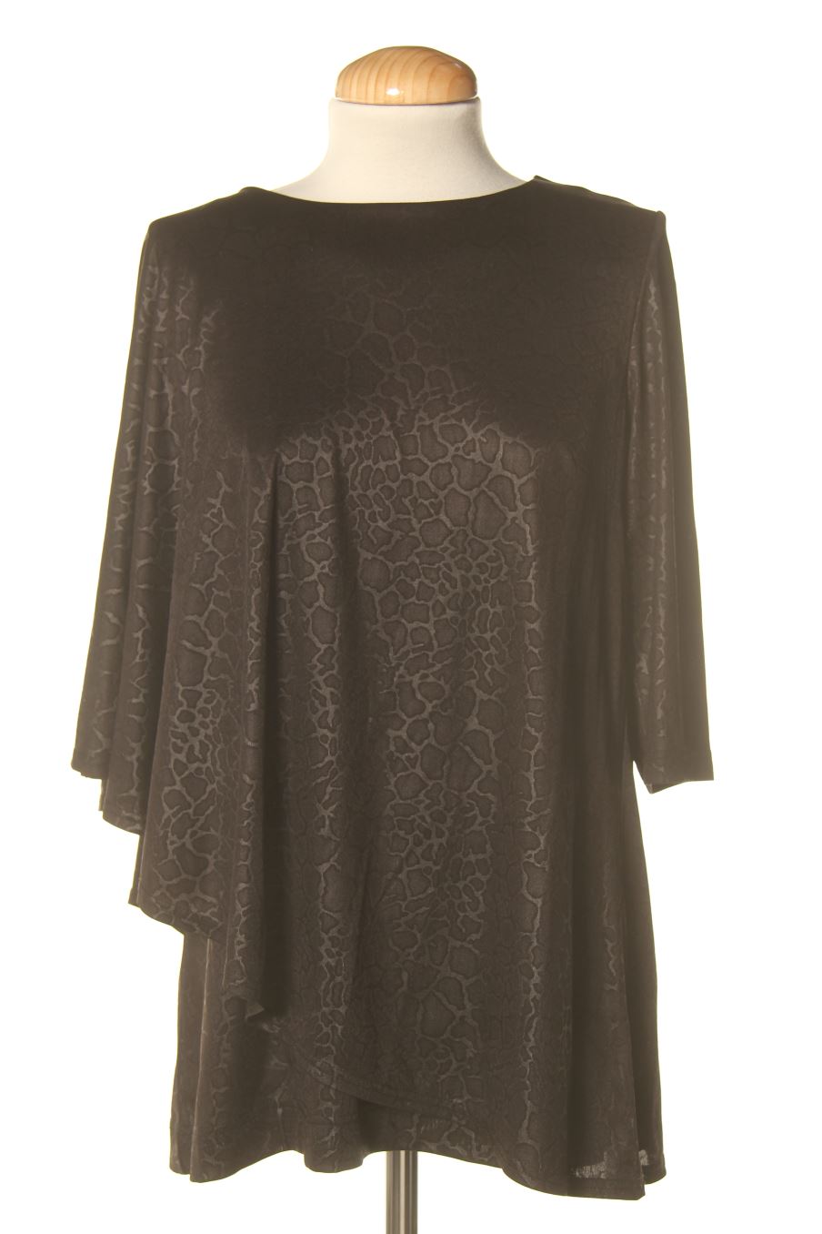 Kurzärmelige Bluse von Cache Couture by Marijke Amado Größe 36, Farbe Schwarz, für
