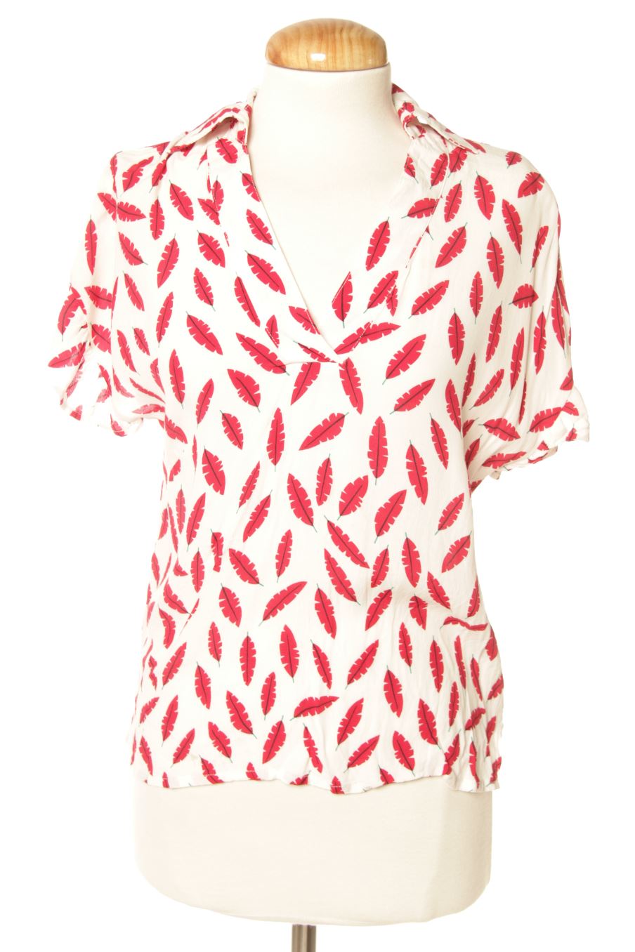 Kurzärmelige Bluse von Surkana Größe XS, Farbe Aufdruck, für