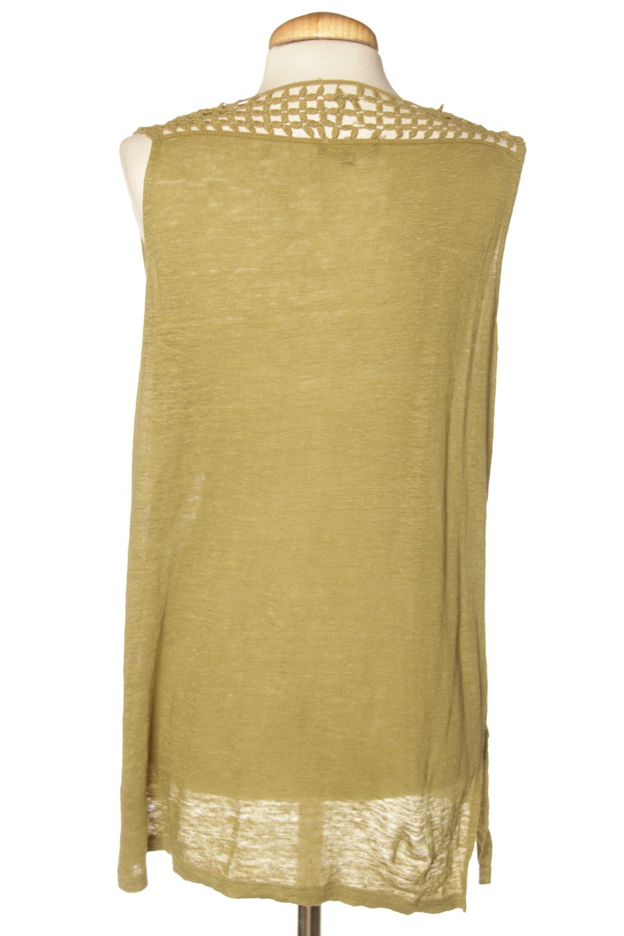Top de Adolfo Dominguez de la talla S, de color verde