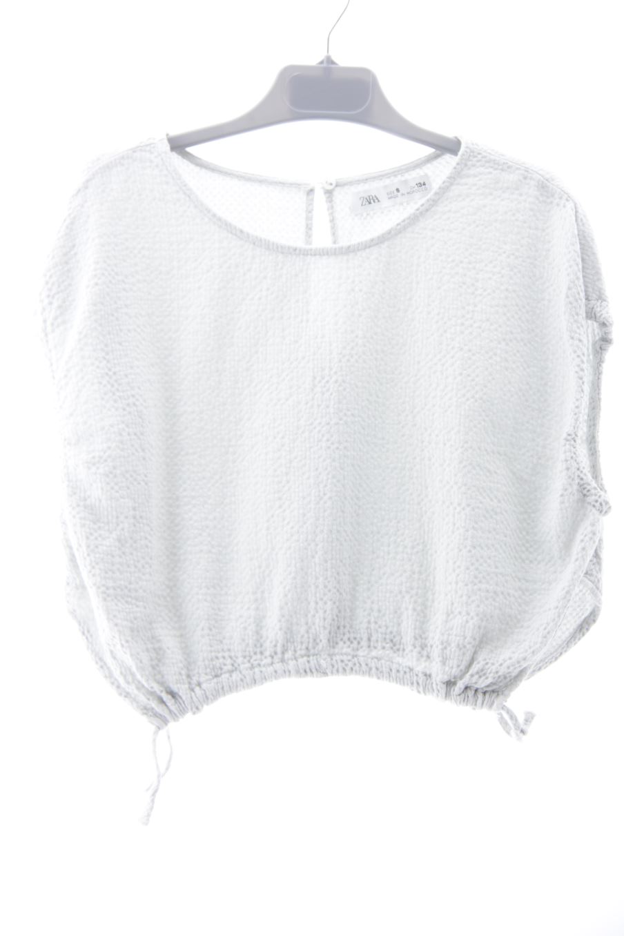 Blusa de manga corta de Zara de la talla 9 años de segunda mano