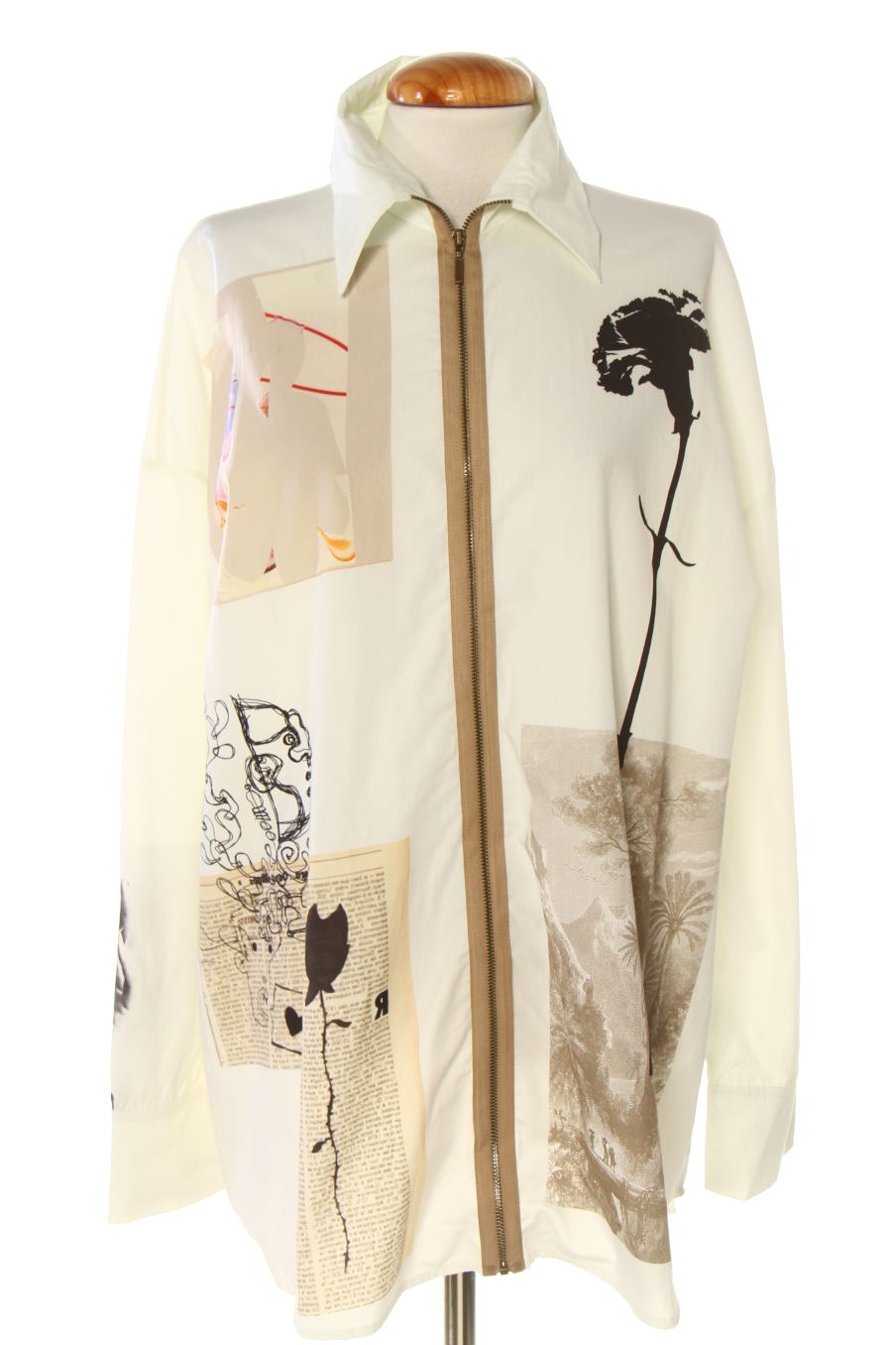 Blusa de manga larga de Desigual de la talla M, de color estampado