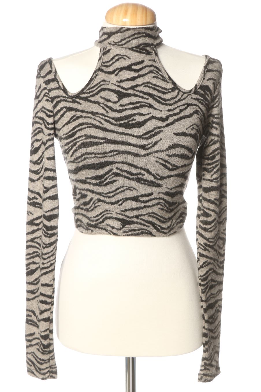 Pull Bershka de la taille XS, de couleur animal print