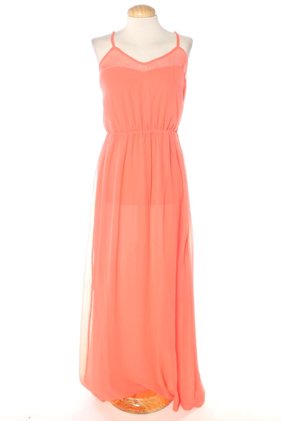 Vestido elegante de Bershka de la talla M, de color coral