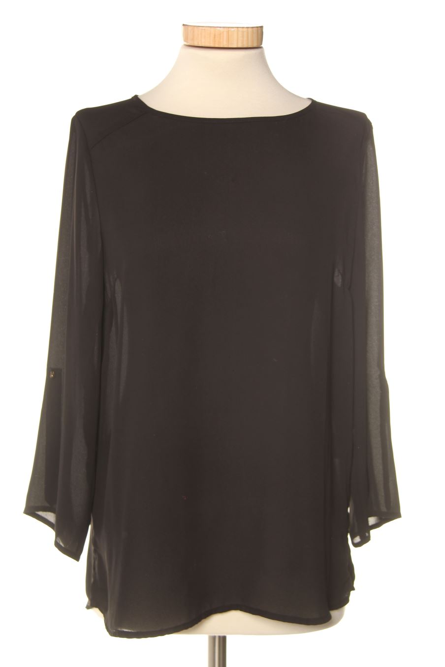 Blouse à manches longues Encuentro de la taille S, de couleur noir