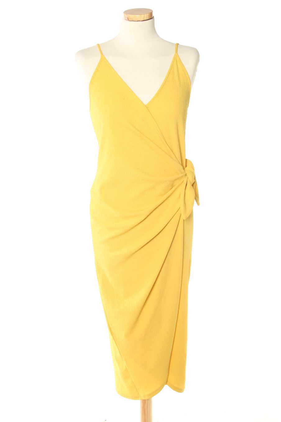 Vestido casual de H&M de la talla M, de color amarillo