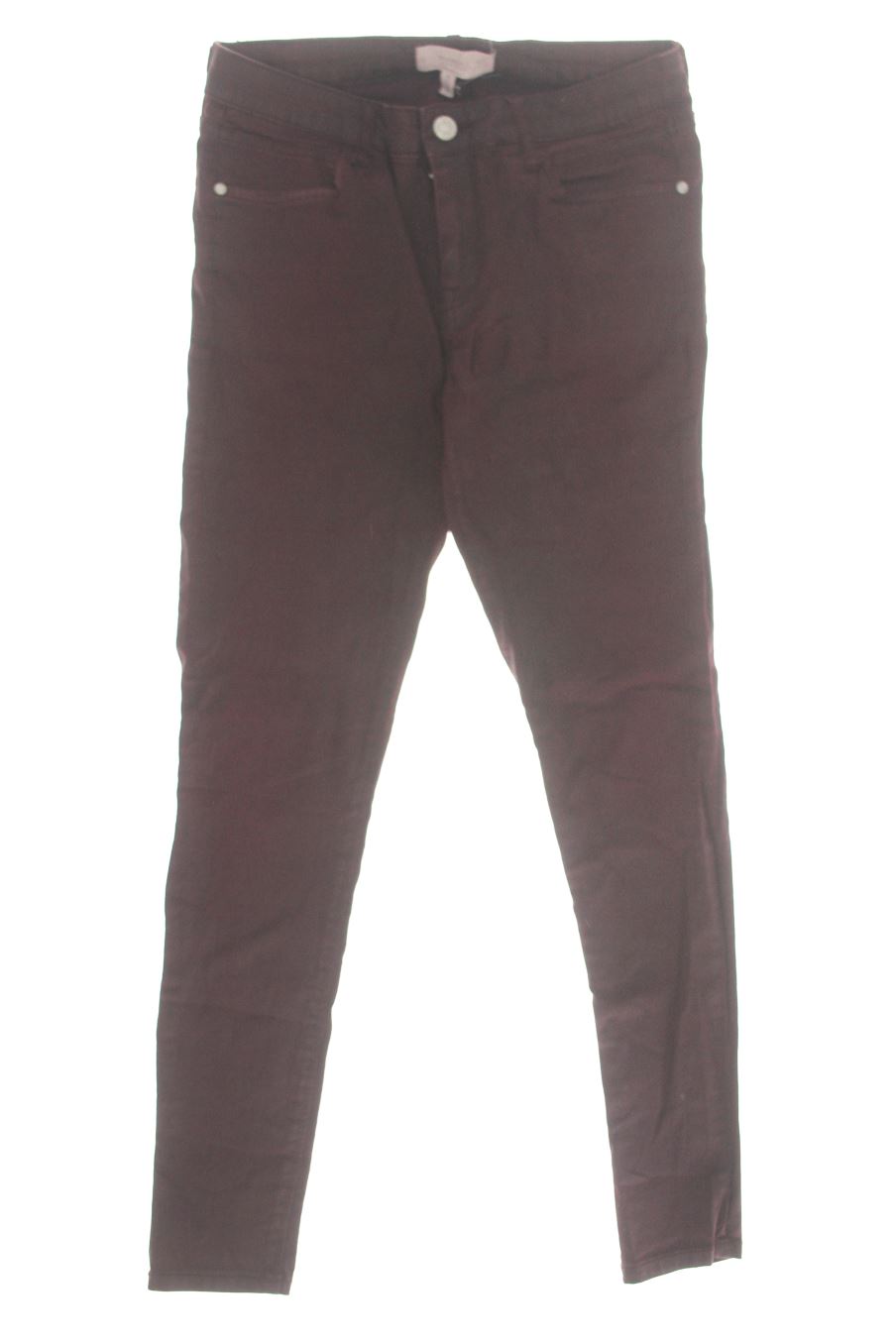 Vaquero de Mango de la talla 36, de color burdeos de ropa vaquera