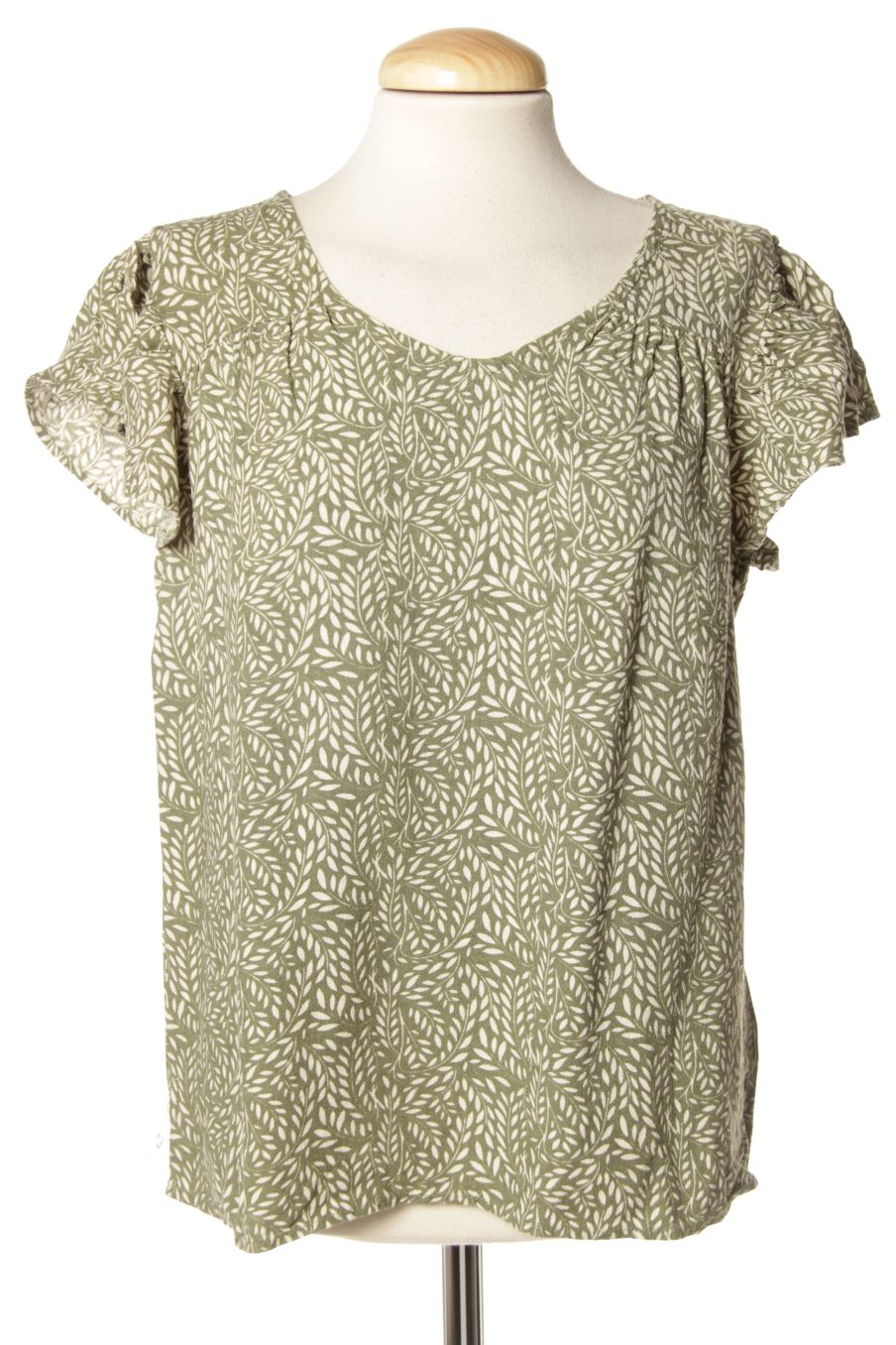 Blouse à manches courtes Milano de la taille M, de couleur vert