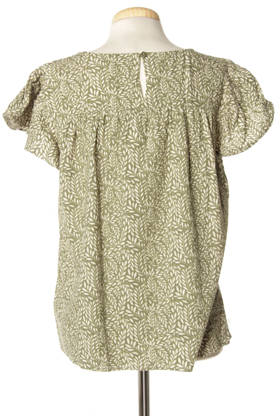 Blouse à manches courtes Milano de la taille M, de couleur vert
