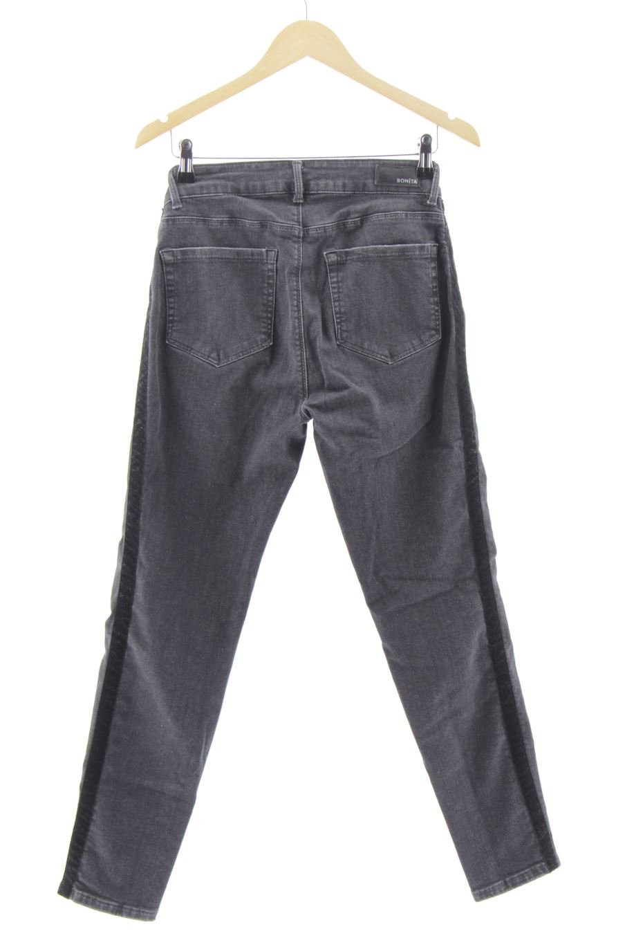 Jeans Bonita de la taille 40, de couleur noir de denim