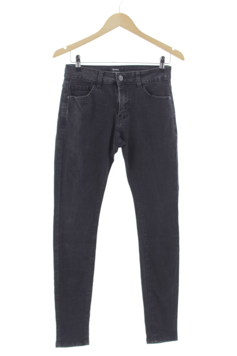 Jeans von Bershka Größe 36, Farbe Schwarz, aus Jeanskleidung für