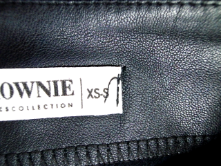 Jupe Brownie de la taille XS, de couleur noir de synthétique
