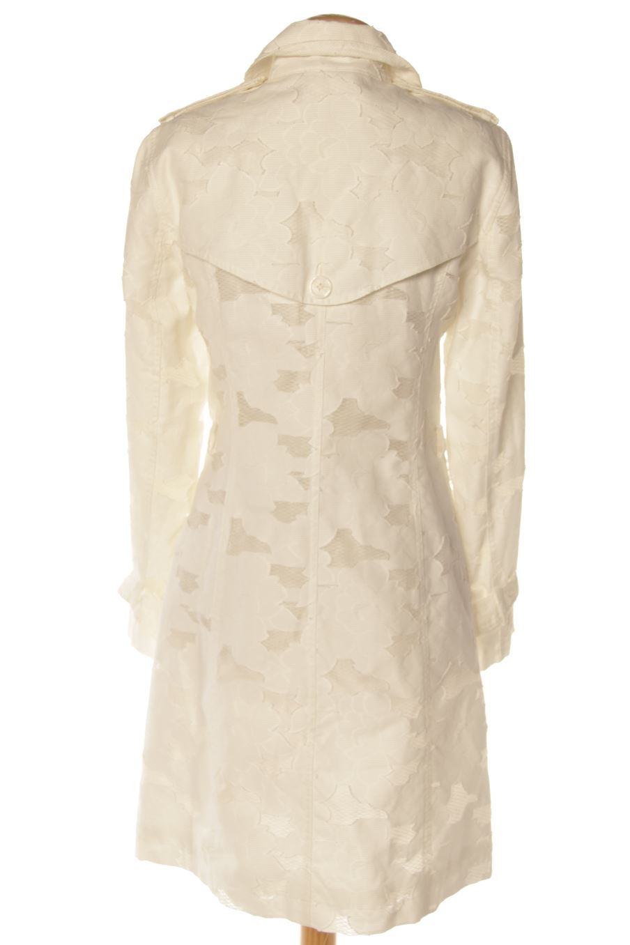 Gabardina de Ana sousa de la talla 34, de color blanco