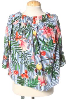 Blusa a maniche corte S Mango