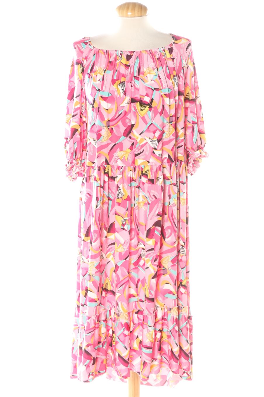 Robe casual 2W PARIS de la taille 50, de couleur rose
