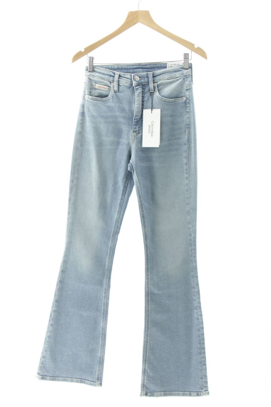 Jeans Calvin Klein de la taille 36, de couleur bleu de denim